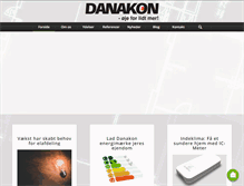 Tablet Screenshot of danakon.dk